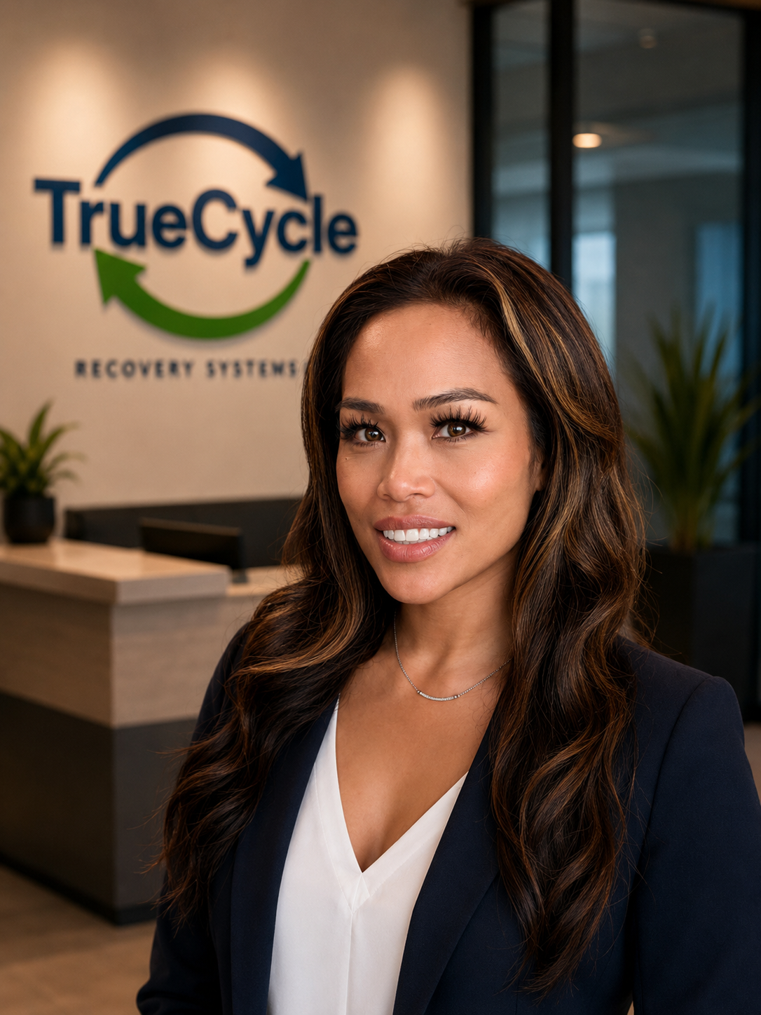 Portrait of Poylin Vong, Co-Founder and Chief Operating Officer of TrueCycle Recovery Systems.